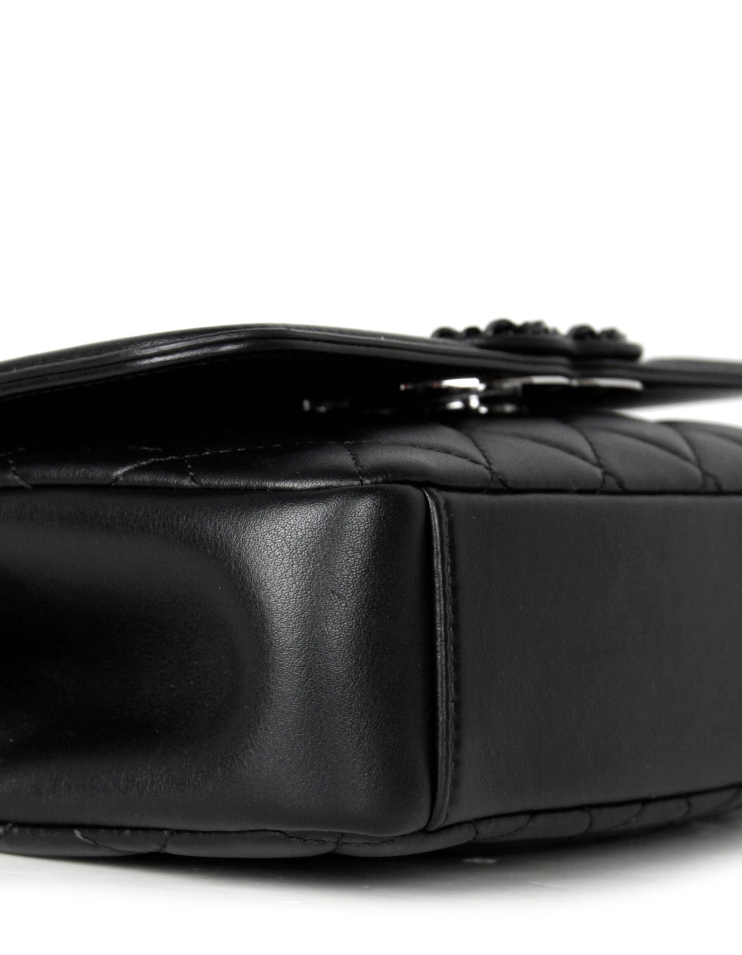 Chanel SO BLACK CC Small Filigree Crossbody Bag - Rovelle Bags