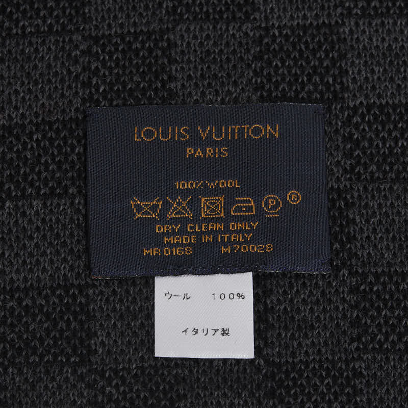 Louis Vuitton Louis Vuitton M70028 Black Gray Maffler
