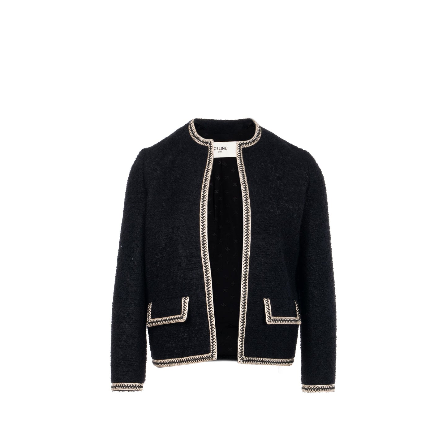 Celine Size blazer laine / mohair black