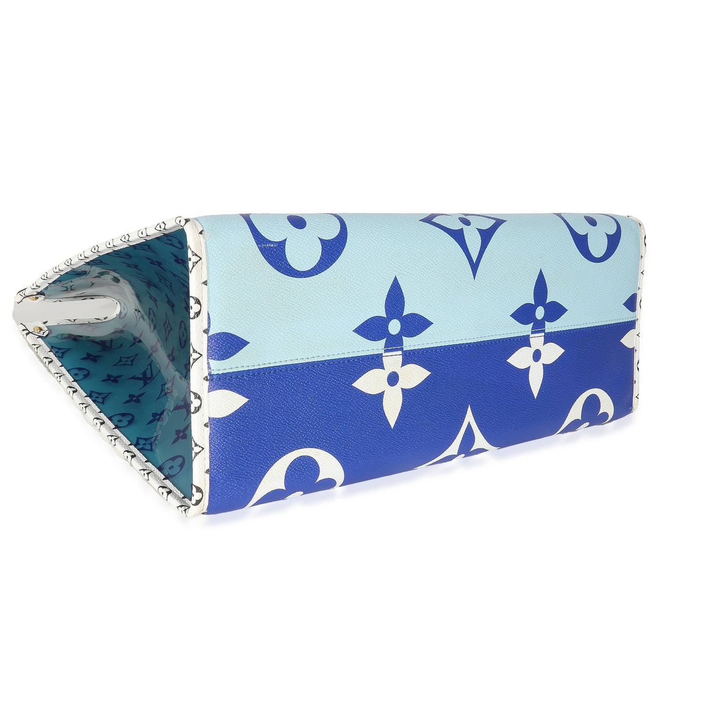 LOUIS VUITTON Limited Edition Blue Monogram Giant Hamptons Onthego