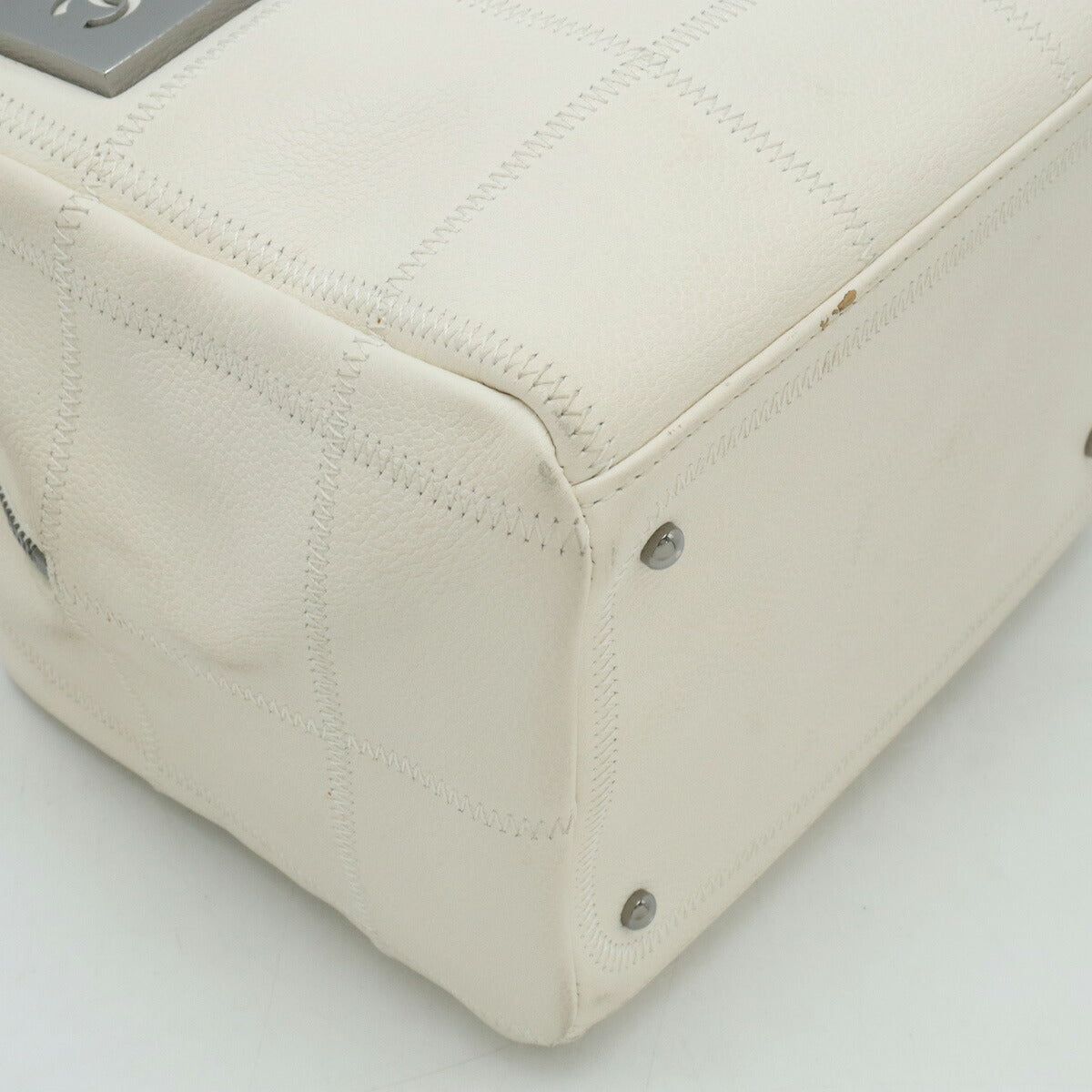 Chanel Choco Bar Leather Handbag