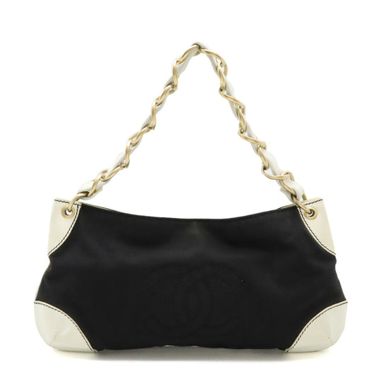 Chanel Coco Canvas Leather Shoulder Bag