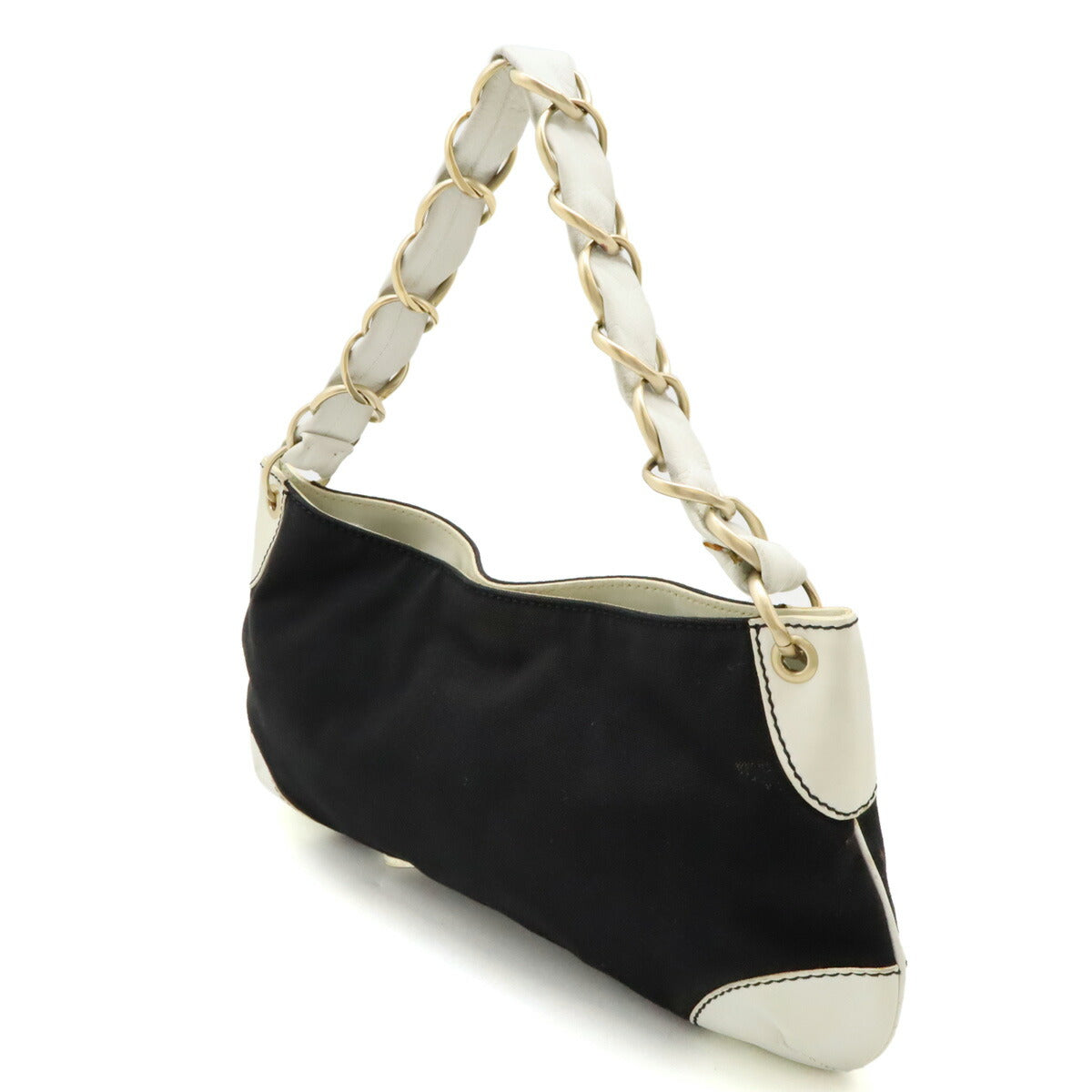 Chanel Coco Canvas Leather Shoulder Bag