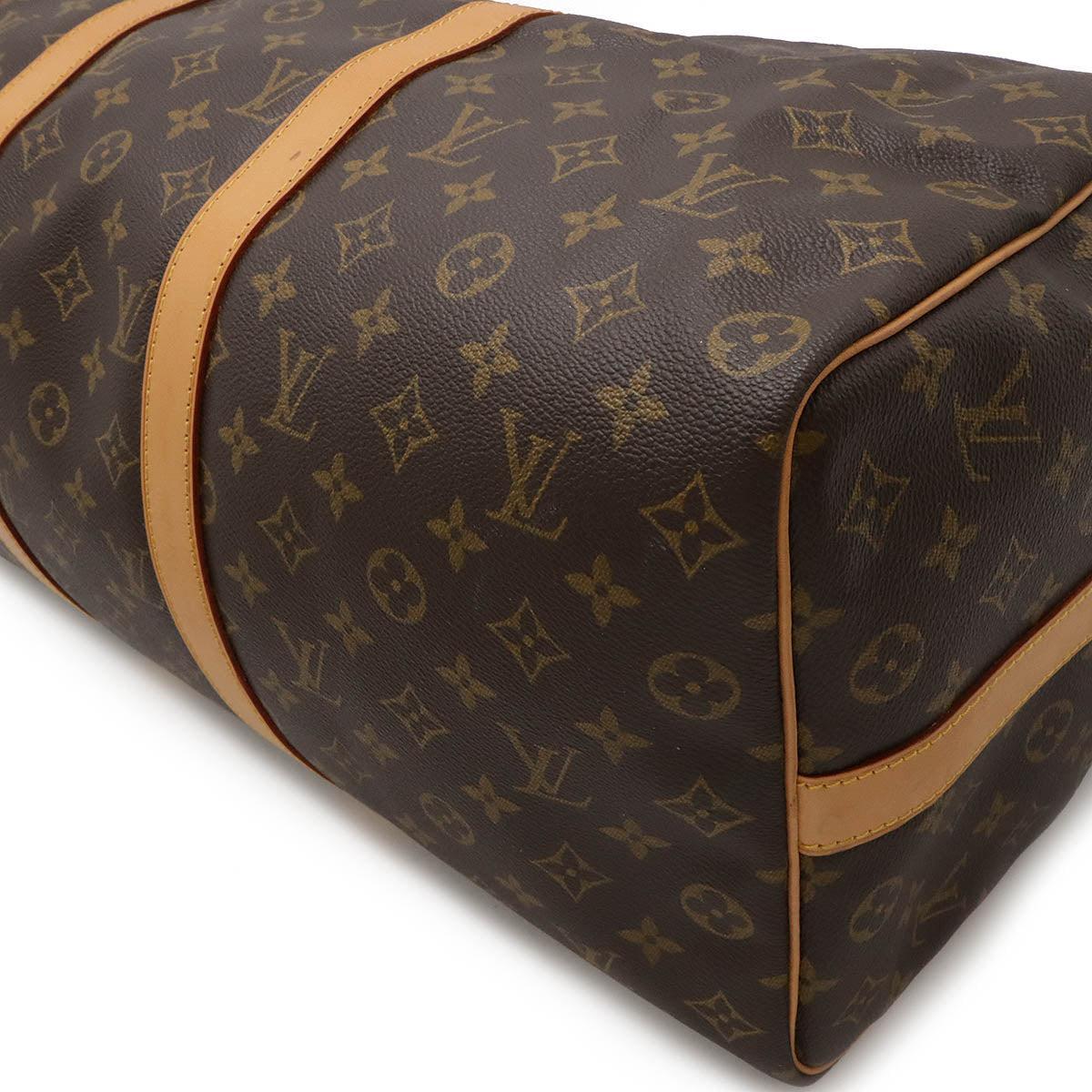 Louis Vuitton Monogram Keepall Bandolière 50 Boston Bag M4141