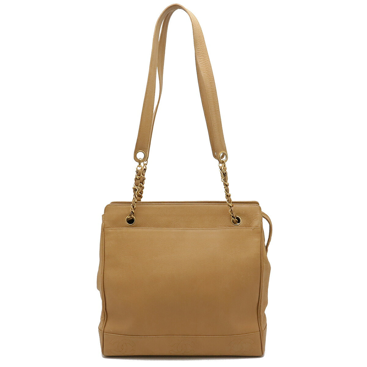 Chanel Caviar Skin Coco Triple Coco 2way Shoulder Bag