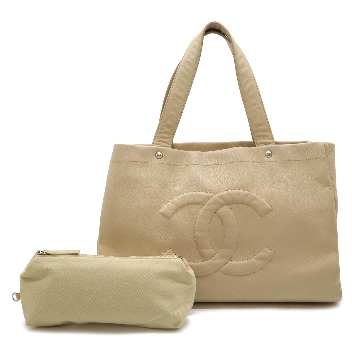Chanel Caviar Skin Coco Tote Bag - Rovelle Bags
