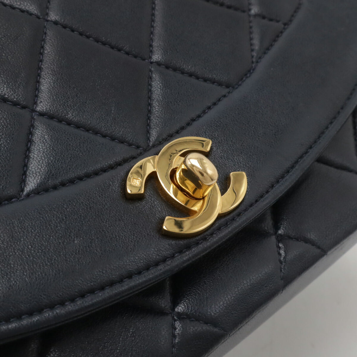 Chanel Diana Matelasse Lambskin Shoulder Bag