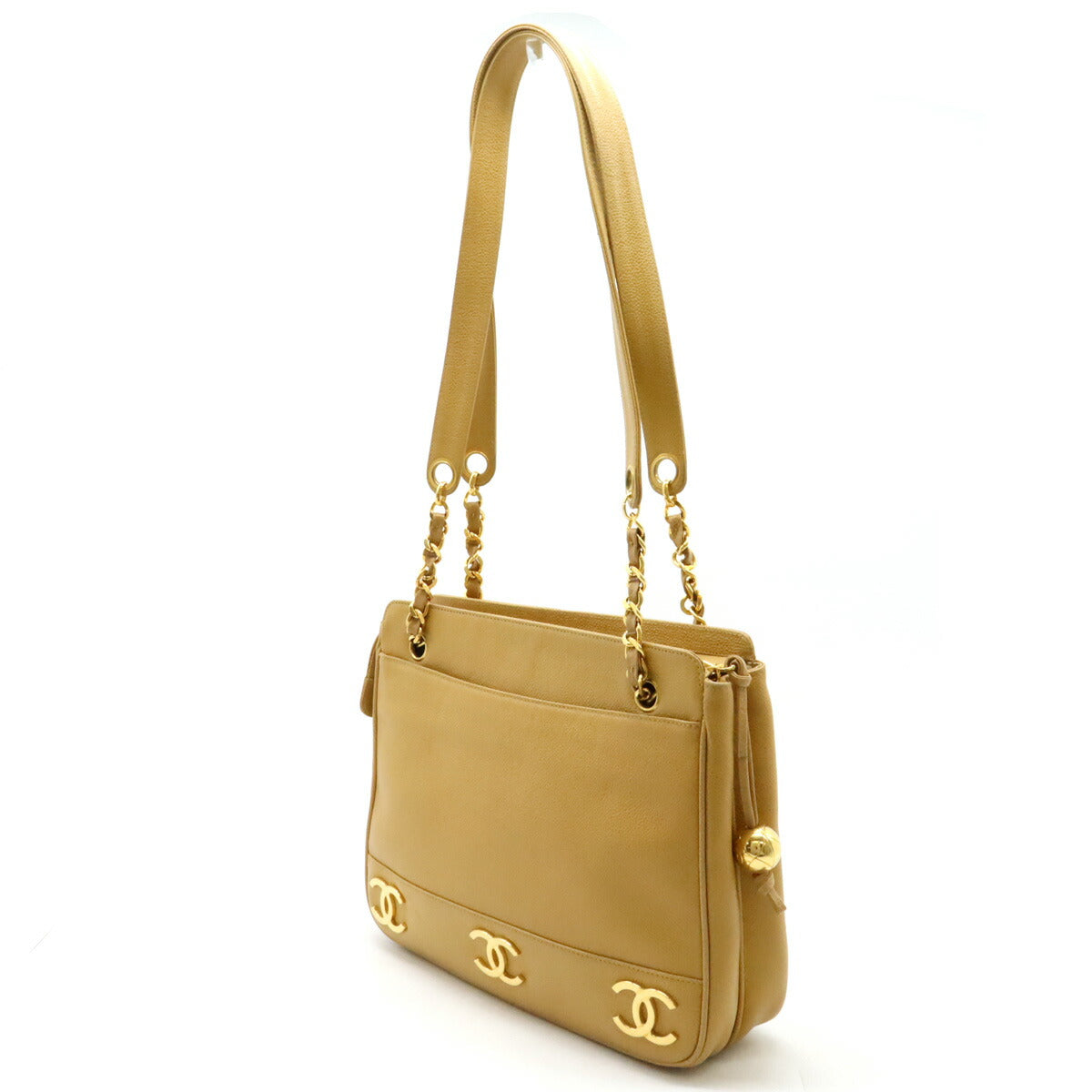 Chanel Caviar Skin Coco Shoulder Bag - Rovelle Bags