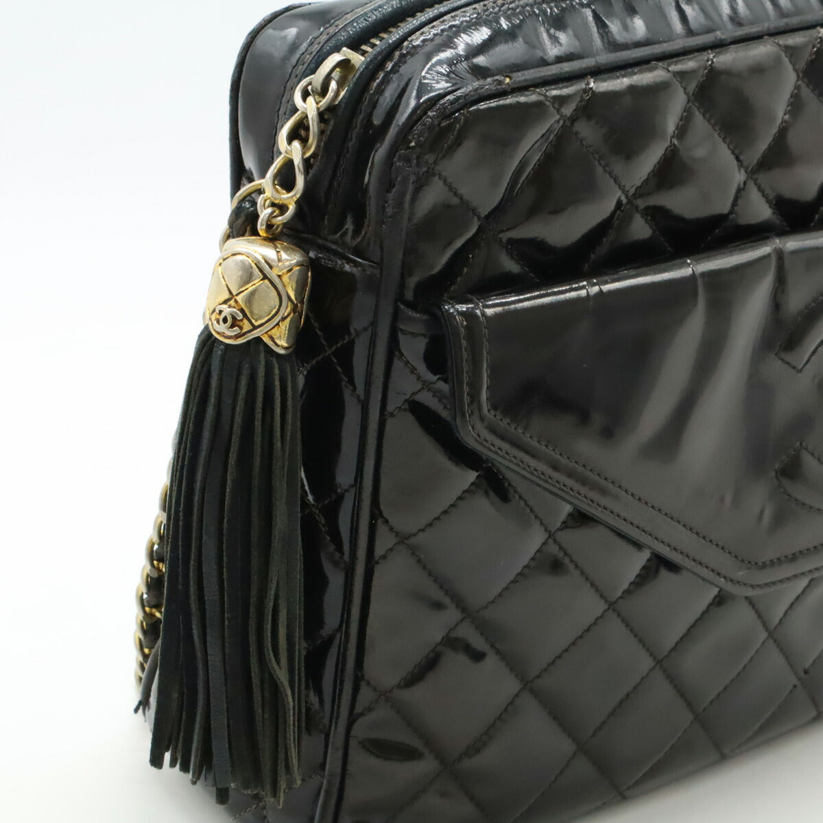 Chanel Matelasse Patent leather Shoulder Bag - Rovelle Bags
