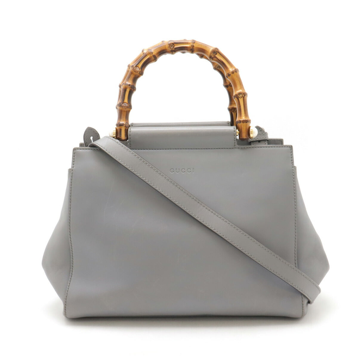 Gucci Leather Nymphaea 2way Bag 453767