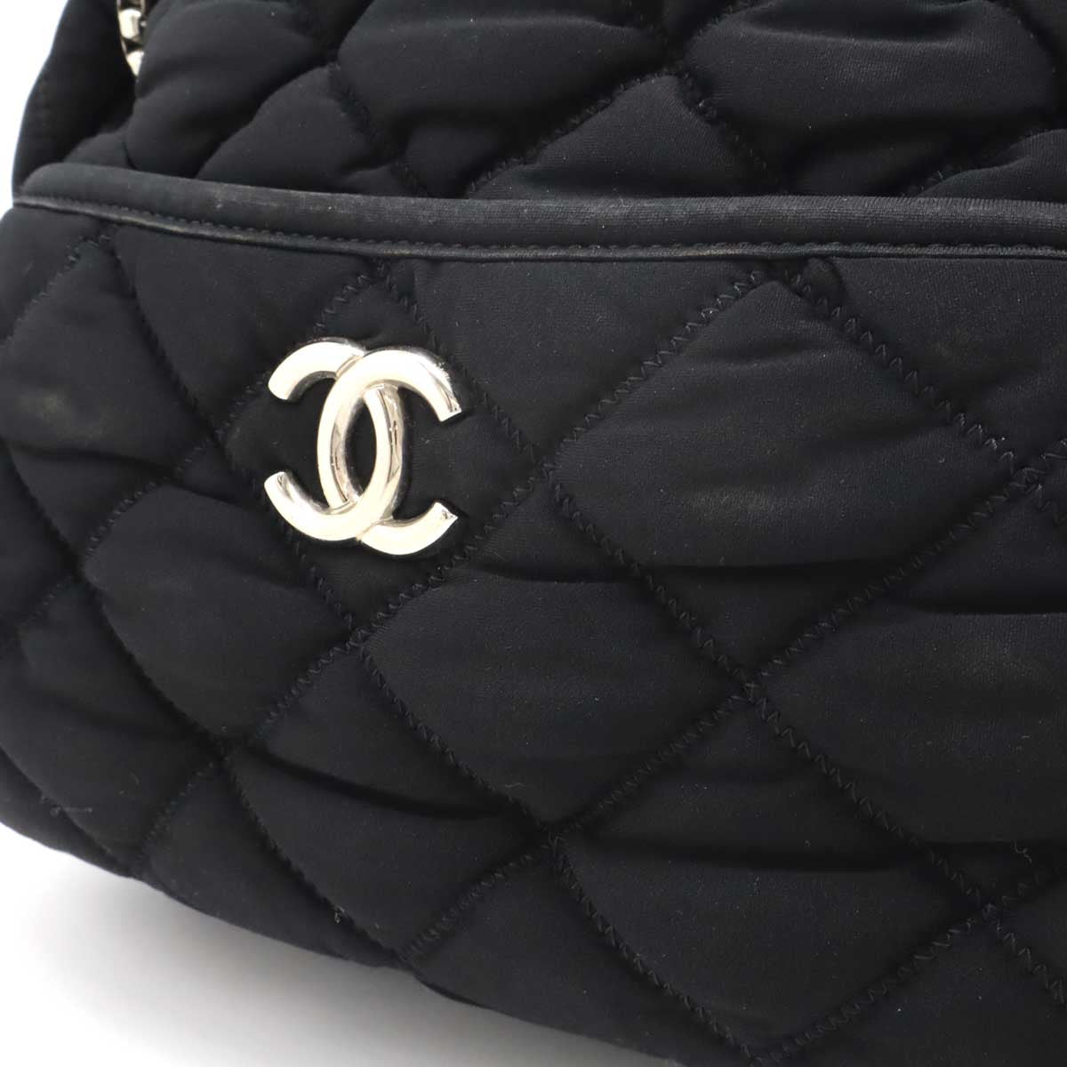 Chanel Cotton Jersey Bubble Quilt 2way Shoulder Bag A46168