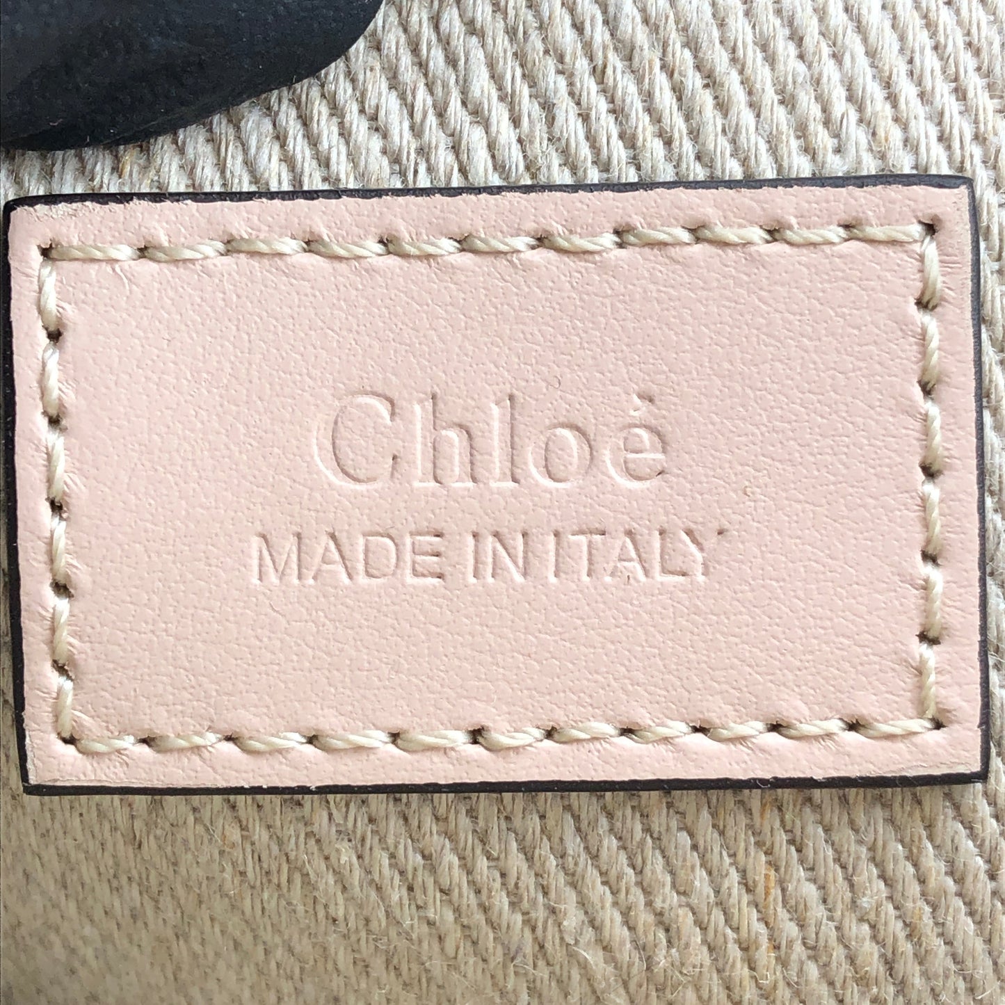 Chloe Woody Small Tote Bag Beige