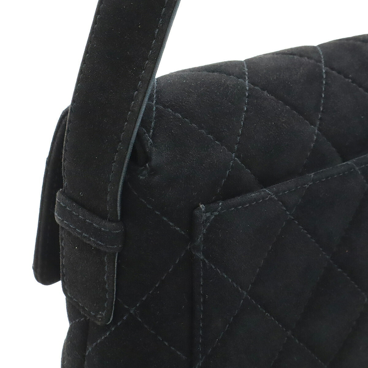 Chanel Matelasse Suede Shoulder Bag
