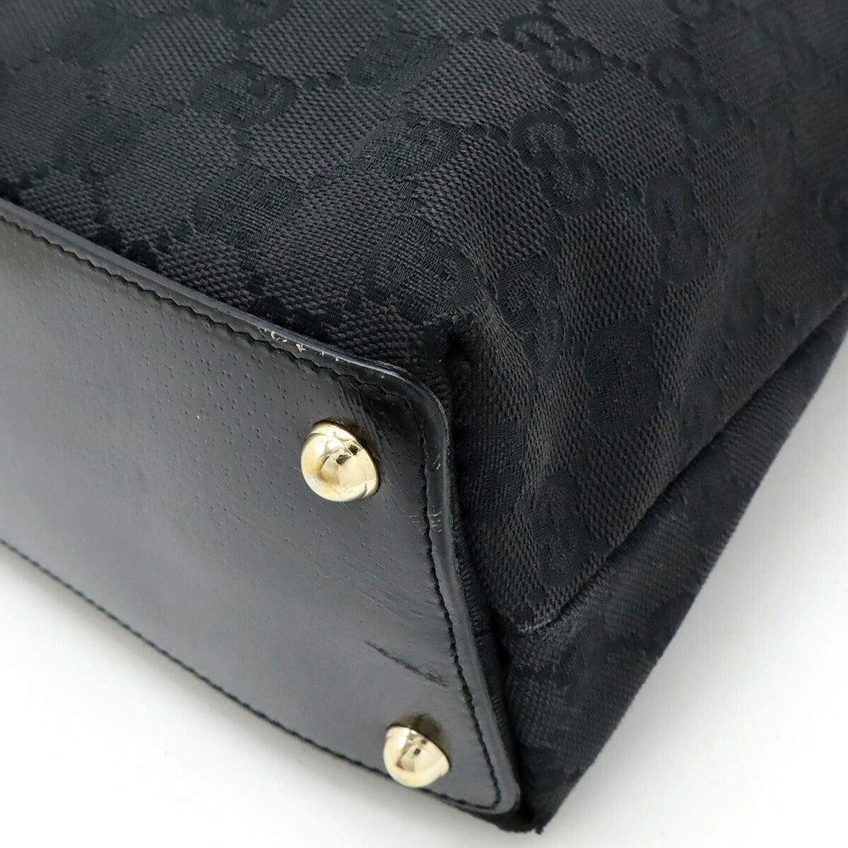 Gucci GG Canvas Patent Leather 2way Bag
