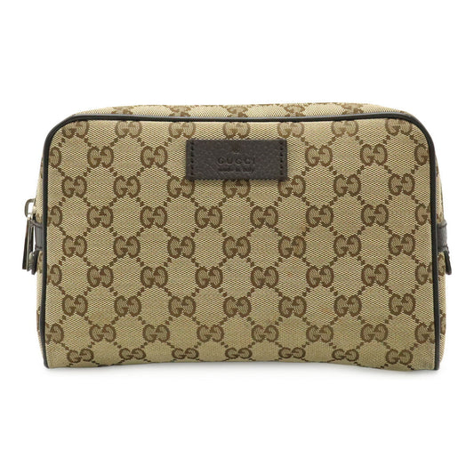 Gucci GG Canvas Leather Waist Bag