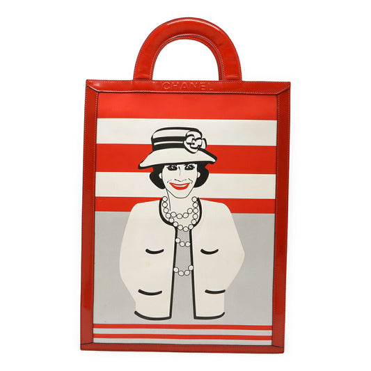 Chanel Coco Mademoiselle Patent Leather Tote Bag