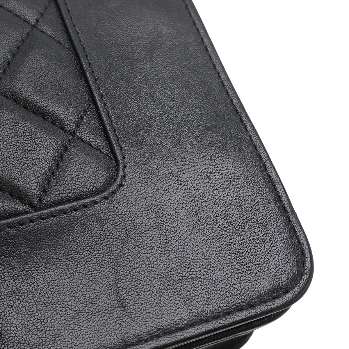 Chanel Mademoiselle Calfskin Chain Wallet Shoulder Bag