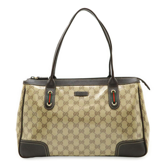 Gucci GG Crystal Coated Canvas Handbag
