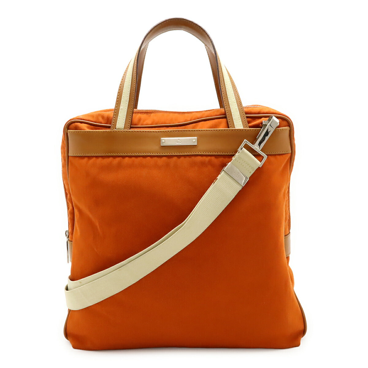 Gucci Canvas Leather 2way Tote Bag