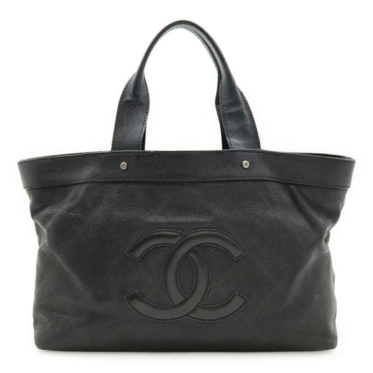 Chanel Coco Mark Leather Handbag - Rovelle Bags