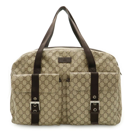 Gucci GG Supreme Coated Canvas Boston Bag