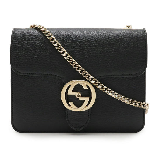 Gucci Interlocking G Leather Shoulder Bag