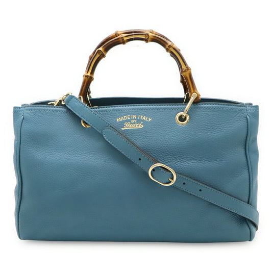 Gucci Bamboo Shopper Leather 2way Bag