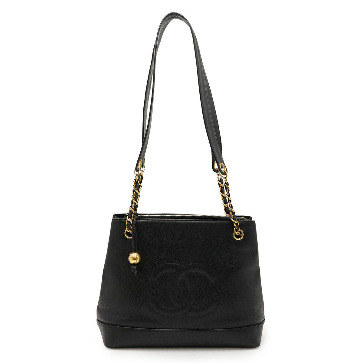 Chanel Coco Caviar Leather 2way Tote Bag