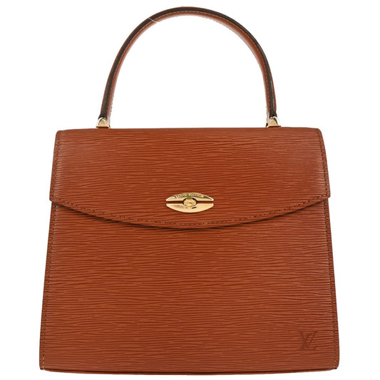 Louis Vuitton 1995 Brown Epi Malesherbes Handbag M52373