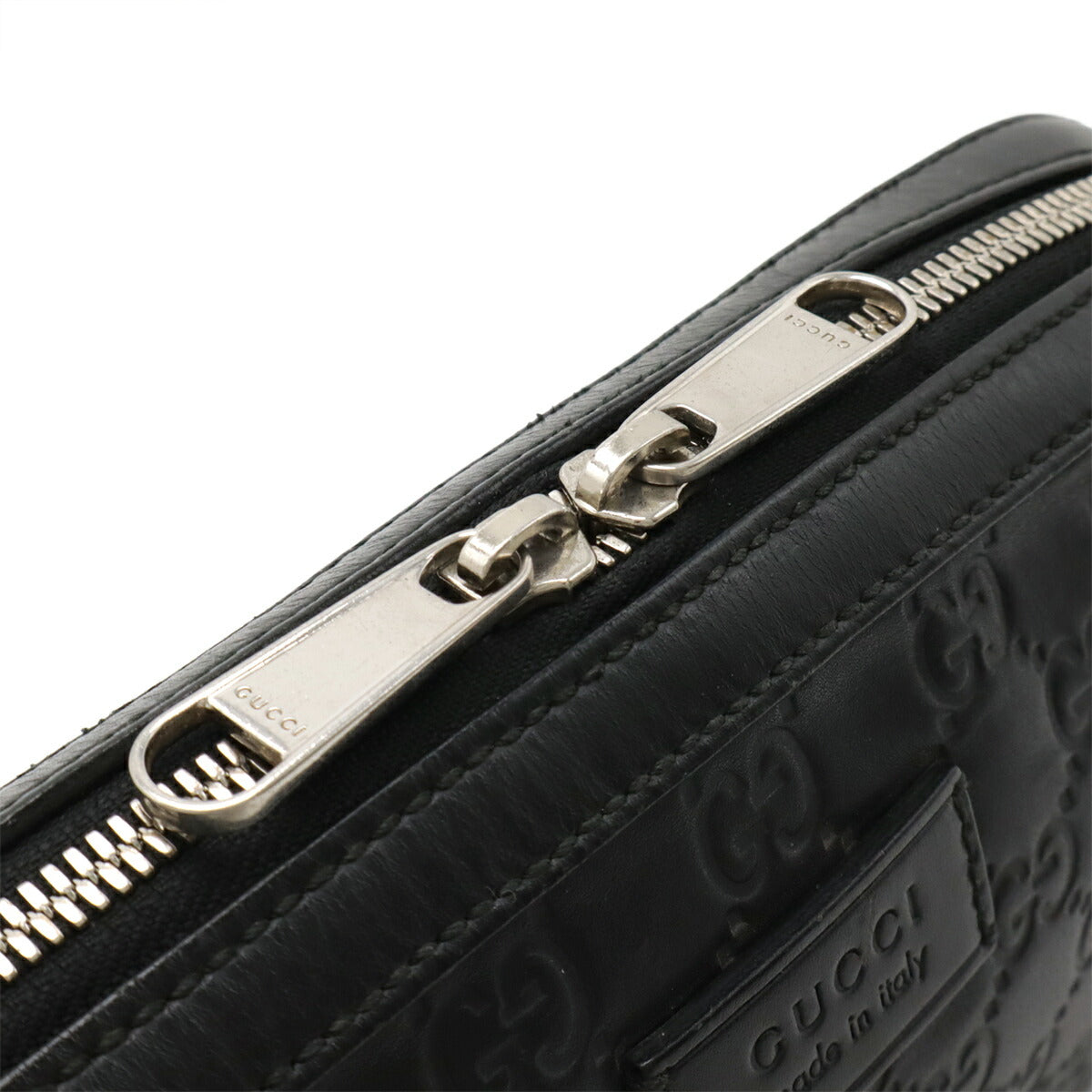 Gucci Guccissima Leather Clutch Bag