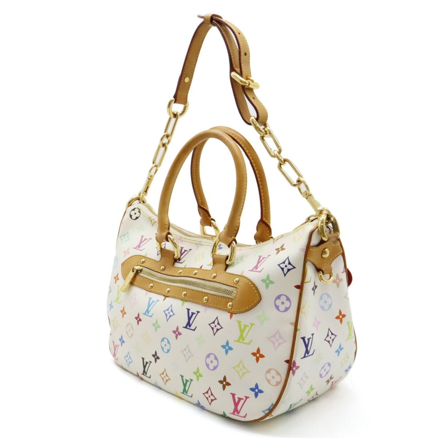 Louis Vuitton Blanc Monogram Monogram colore Handbag Shoulder Bag