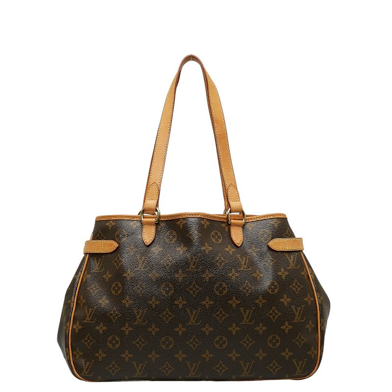 Louis Vuitton Monogram Battalion Horizontal Shoulder Bag M51154 Brown PVC Leather Louis Vuitton