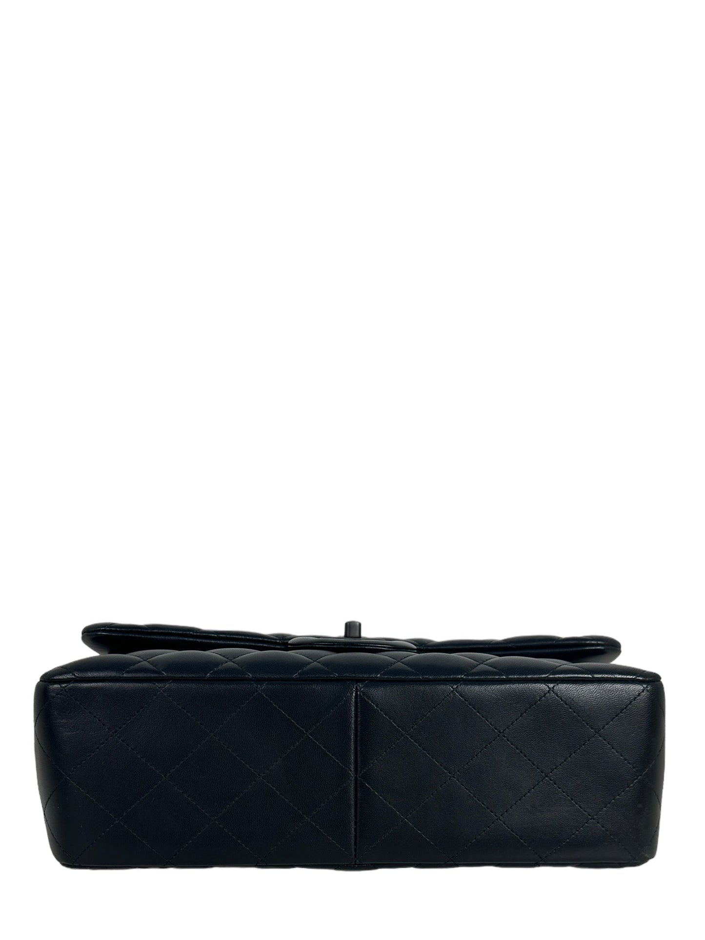 Chanel SO Black Lambskin Leather Quilted Flap Bag - Rovelle Bags