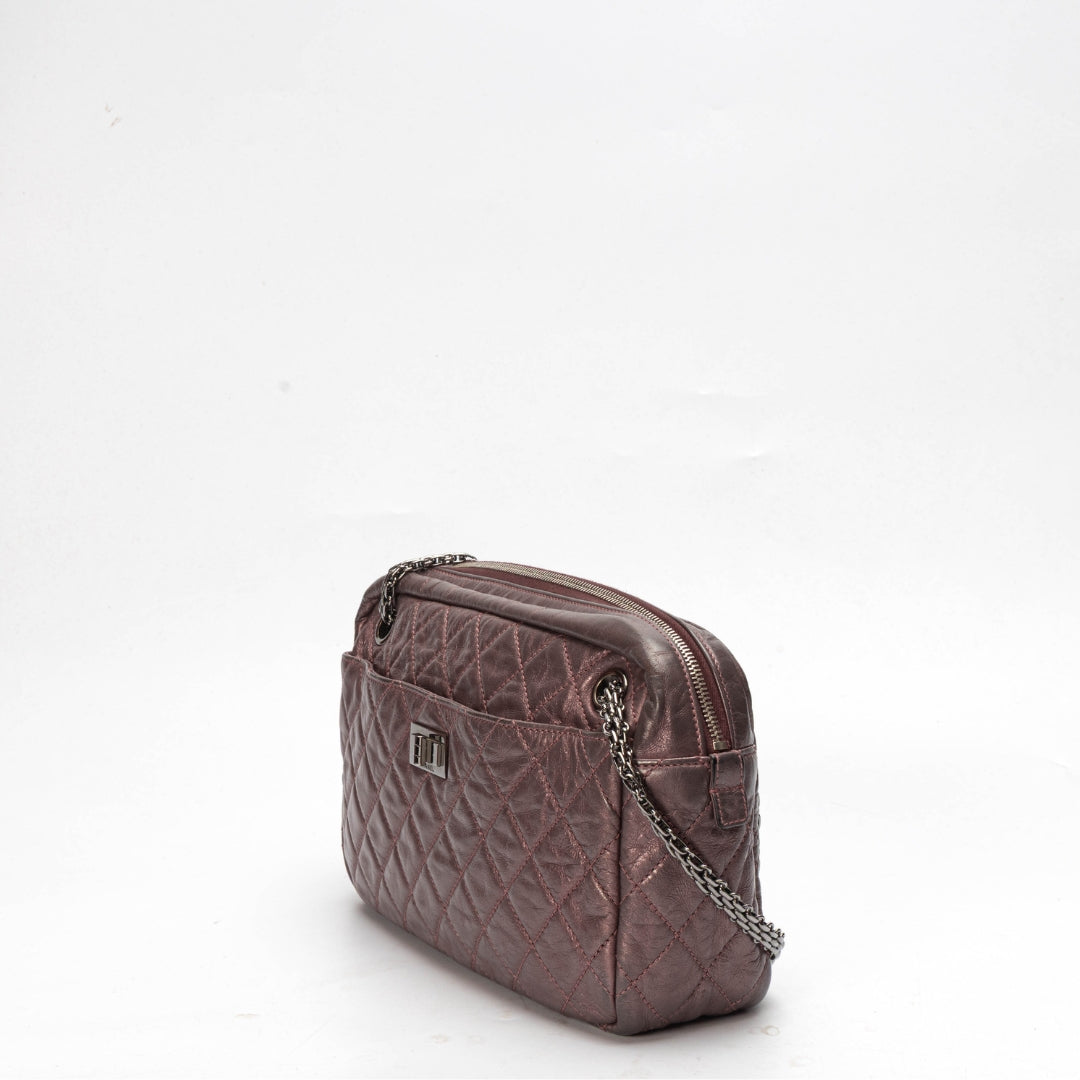 Chanel Fonce Quilted Reissue 2.55 Camera Camera Bag - Rovelle Bags