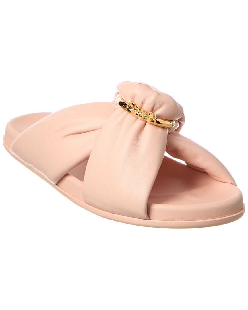 Fendi Feel Leather Sandal