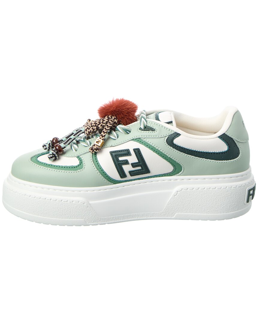 Fendi Match Leather Platform Sneaker