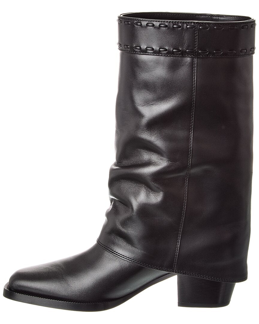 Fendi Ff Leather Boot