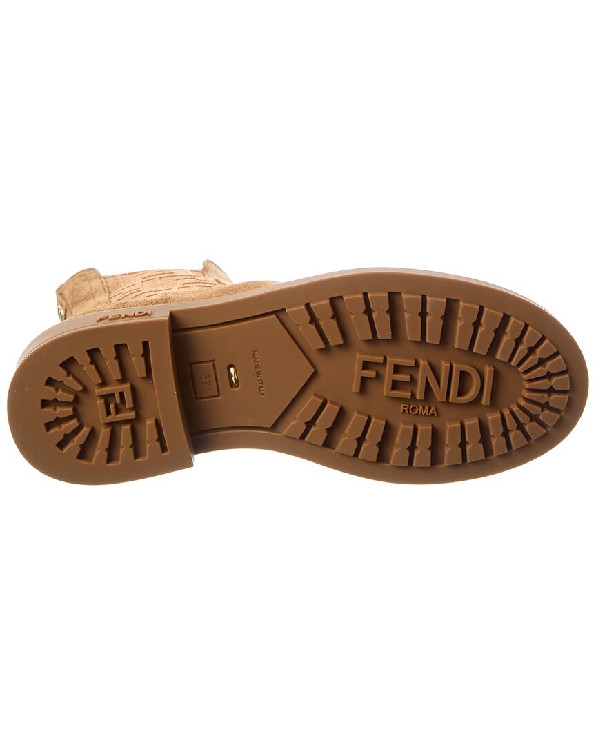 Fendi Filo Suede Biker Boot