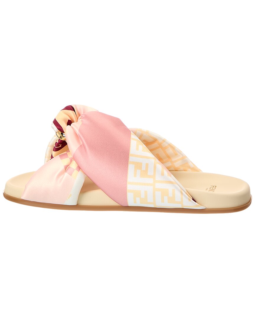 Fendi Feel Satin Sandal