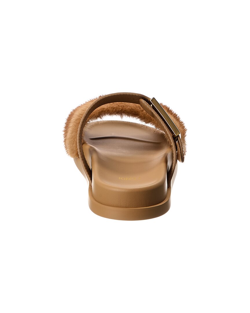 Fendi Feel Leather Sandal