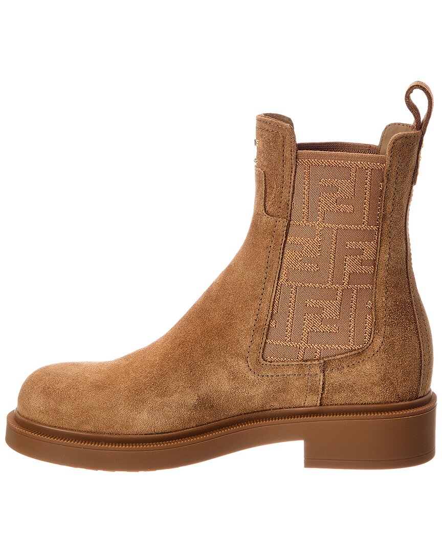Fendi Filo Suede Biker Boot