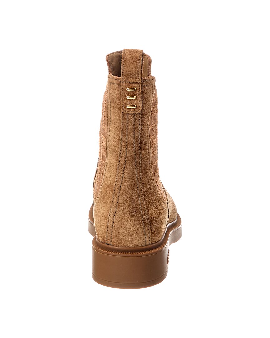 Fendi Filo Suede Biker Boot