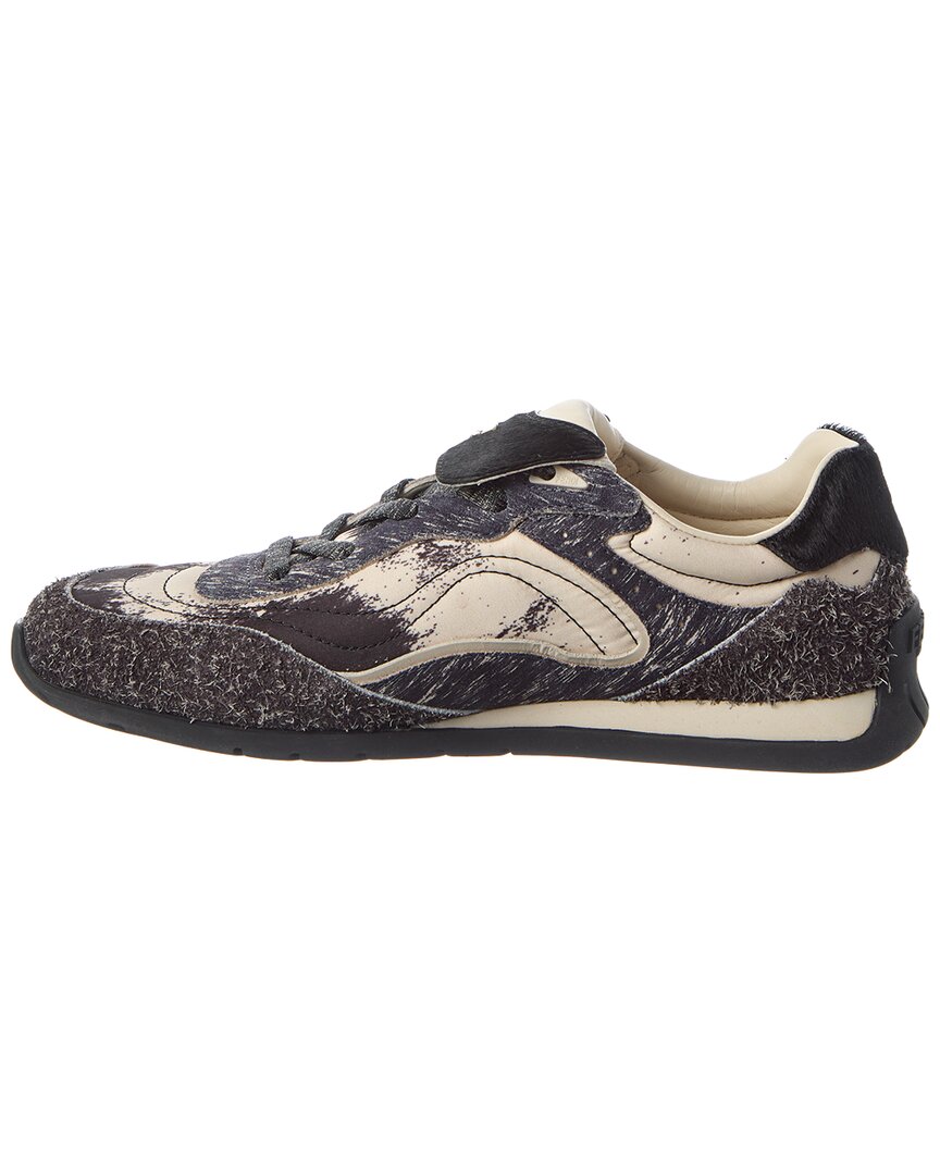 Fendi Wave Pulse Tech Fabric & Suede Sneaker