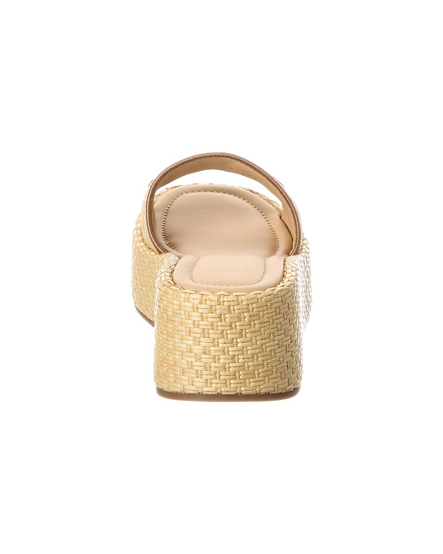 Fendi Sunshine Raffia Platform Sandal