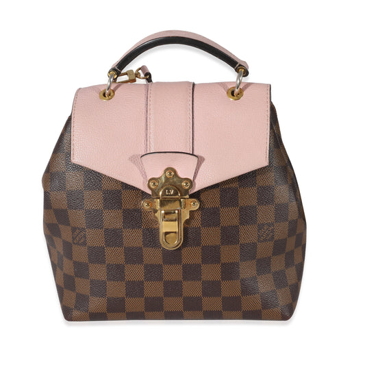 LOUIS VUITTON Magnolia Damier Ebene Canvas Clapton Backpack