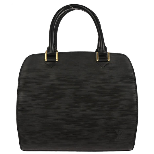 Louis Vuitton 2003 Black Epi Pont Neuf Handbag M52052