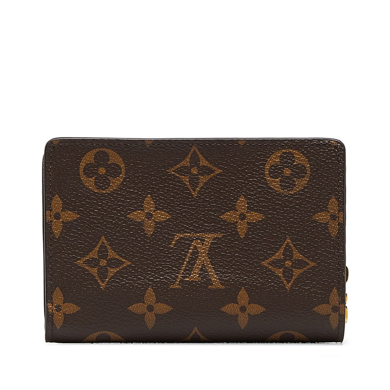 Louis Vuitton Monogram Giant Reverse Portfolio Juliet Double Folded Wallet M69432 Marlon Brown Gold PVC Leather Louis Vuitton