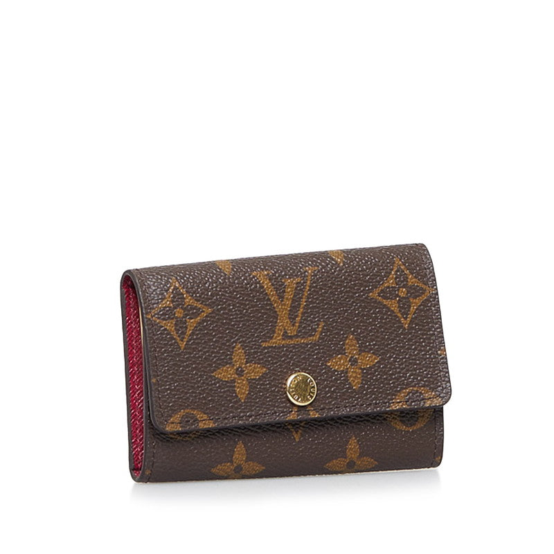 Louis Vuitton Monogram M60701 Keycase PVC/Leather Brown Fushai Fushai