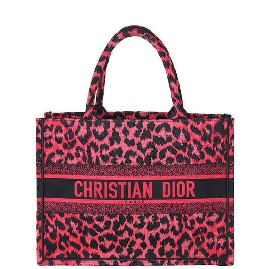 Dior Book Tote Medium Leopard