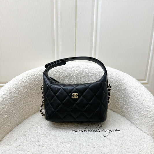 Chanel Classic Quilted Hobo Clutch on Shoulder Bag - Rovelle Bags